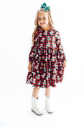 Christmas Bears L/S Pocket Twirl Dress - 5