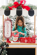 Christmas Candy 3/4 Sleeve Pocket Twirl Dress - 3