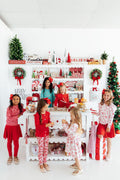 Christmas Candy 3/4 Sleeve Pocket Twirl Dress - 4
