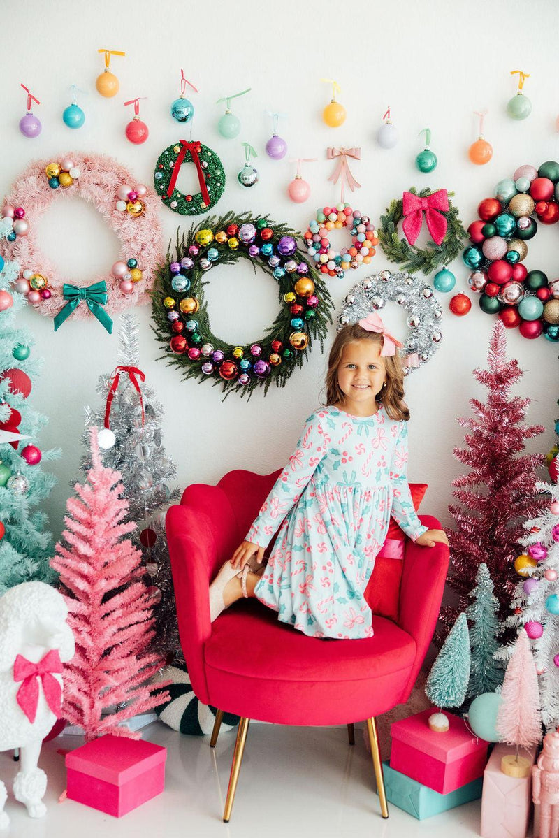 Christmas Cheer L/S Pocket Twirl Dress - 5