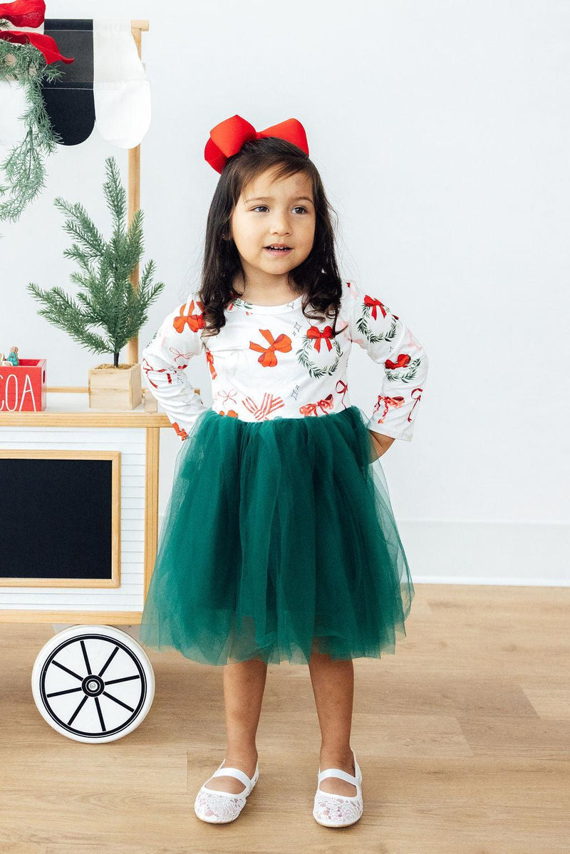 Christmas Cutie L/S Tutu Dress - 5