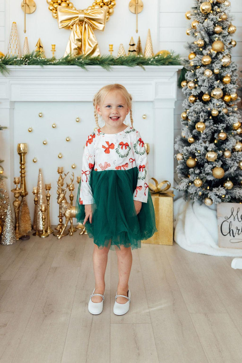 Christmas Cutie L/S Tutu Dress - 1
