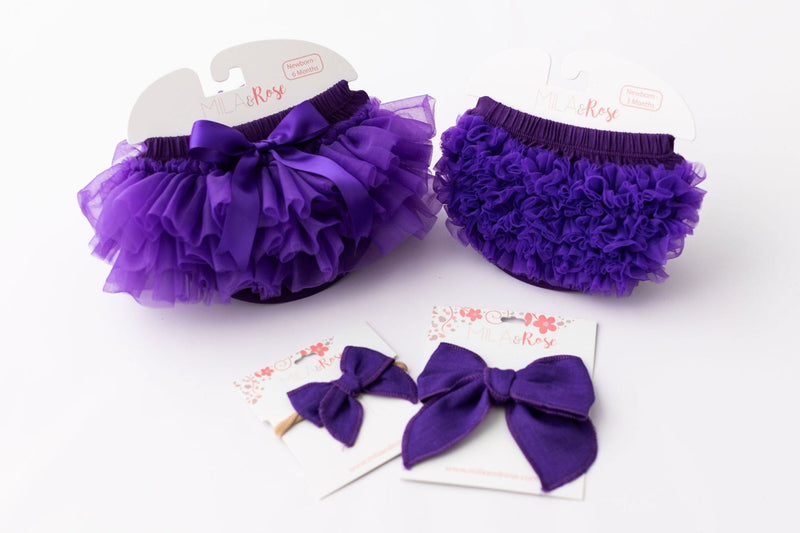 Purple Ruffle Tutu Bloomer - 3