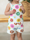 Summer Crochet Floral Girl Set - 1