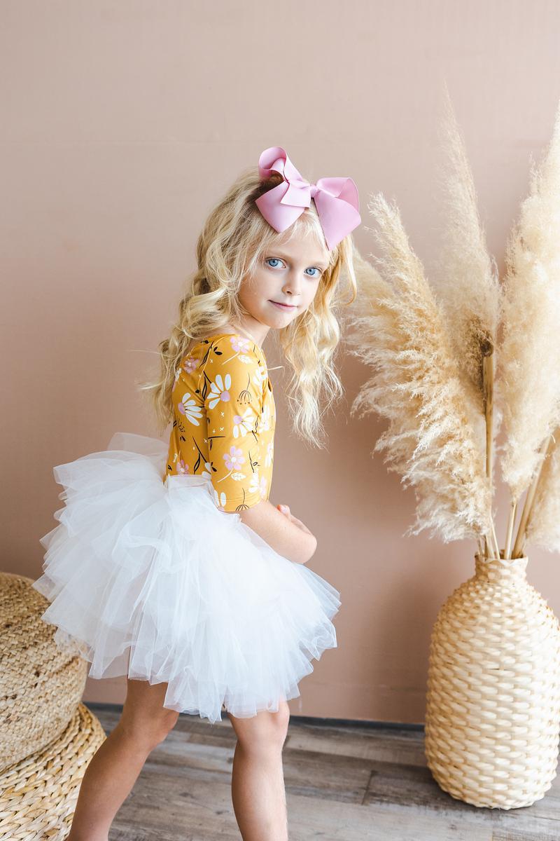 Dandelions in Fall 3/4 Tutu Leotard - 1