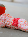 Halloween Thanksgiving Pumpkin Bow Baby Sleeper - 5