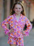 Mommy & me Halloween Pumpkin Pajama Set - 7