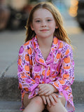 Mommy & me Halloween Pumpkin Pajama Set - 5