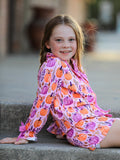 Mommy & me Halloween Pumpkin Pajama Set - 6