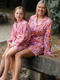 Mommy & me Halloween Pumpkin Pajama Set - 2
