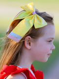 Back to School Sequin Bow Hairpin - 2