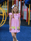 Girls Back to School Bow Pencil Twirl Dress - 2