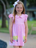 Girls Back to School Bow Pencil Twirl Dress - 3