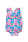 Flock Star Ruffle Cross Back Romper - 1