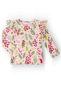 Holly Jolly Christmas L/S Ruffle Tee - 1