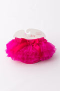 Hot Pink Ruffle Tutu Bloomer - 1