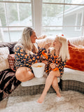 Halloween Candy Corn Mommy and Me Pajama Set Matching Lounge Set - 5