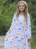 Halloween Bow Spring and Summer Girls Dress - 6