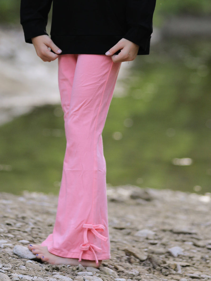 Halloween Black Top + Pink Bell Bottoms - 7