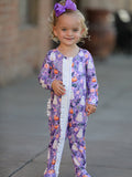 Halloween Ghost Pumpkin Girls Romper Ruffle Zipper - 1