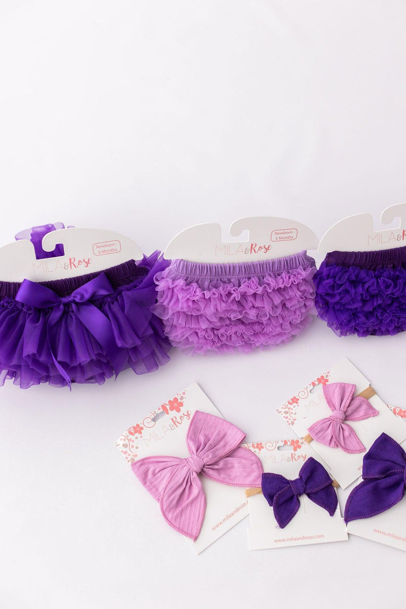 Purple Ruffle Tutu Bloomer - 2
