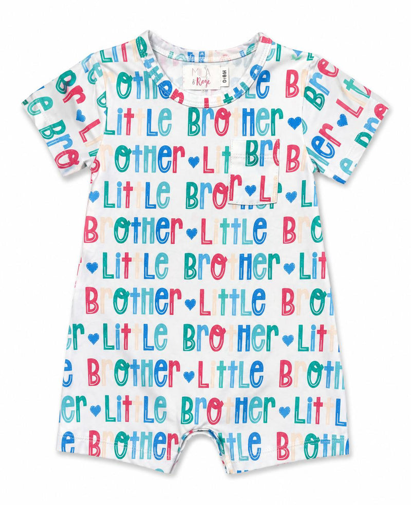 Little Brother S/S Shorty One-Piece - 1
