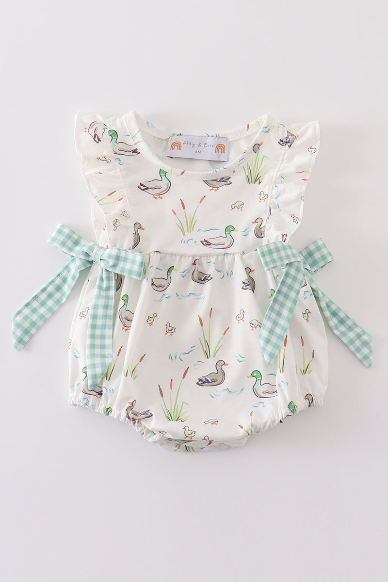 Sage Mallard Floral Bubble - 1