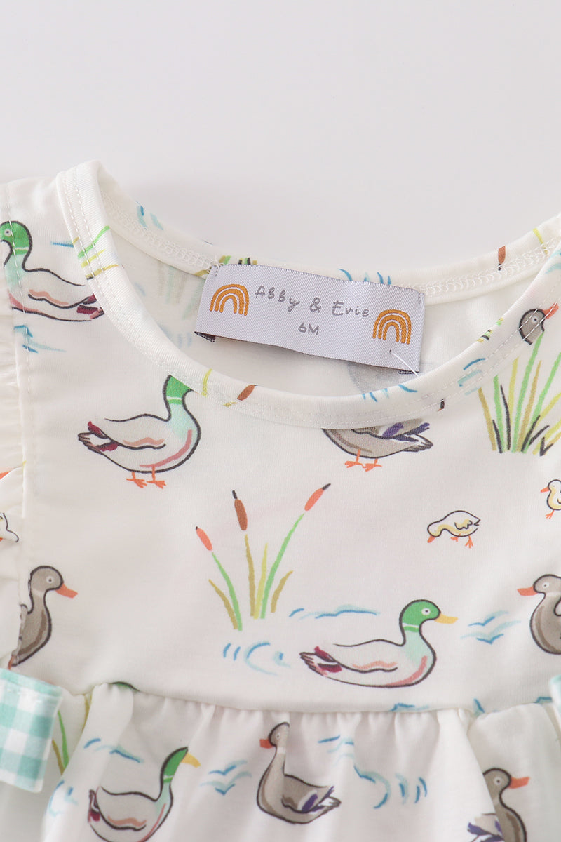 Sage Mallard Floral Bubble - 2