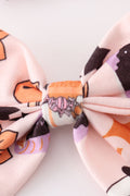 Happy halloween piggie hair bow - 2