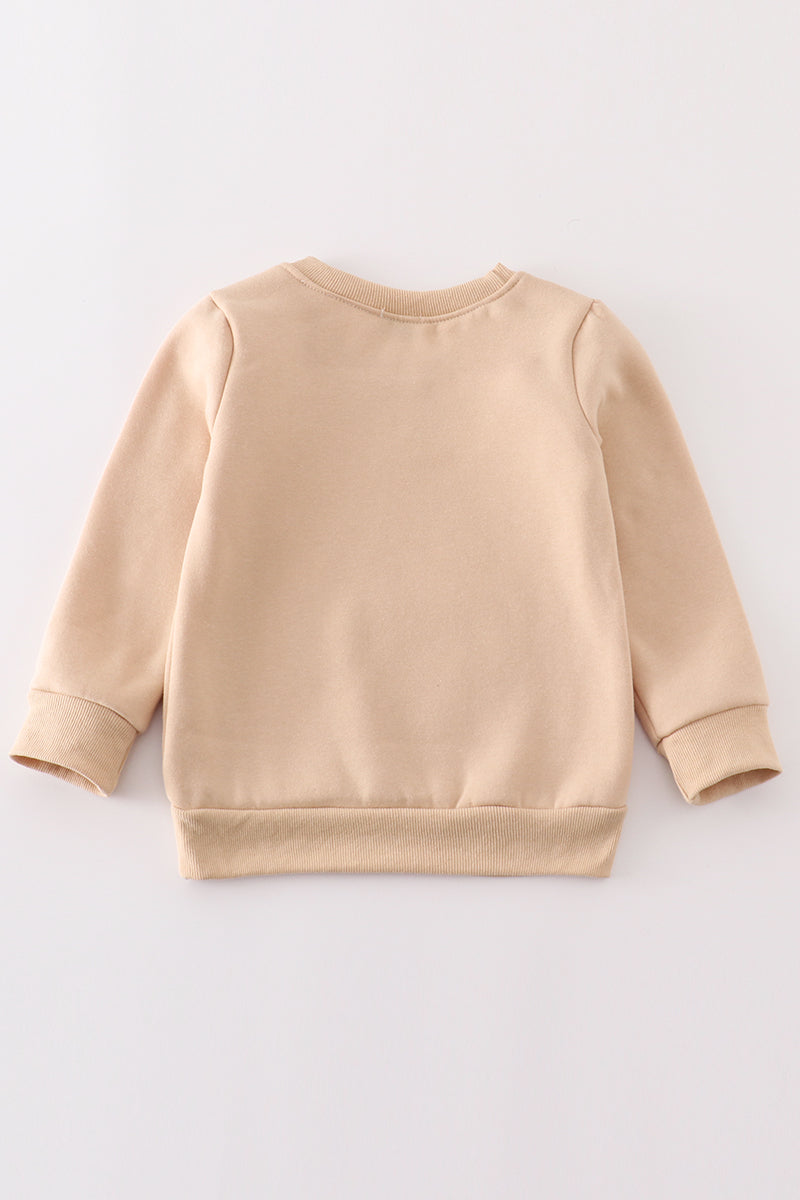 Gray thankful fleece mom&me sweatshirt - 6