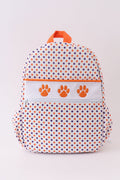 Clemson university embroidery boy backpack - 1