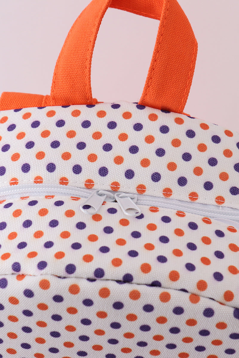 Clemson university embroidery boy backpack - 3
