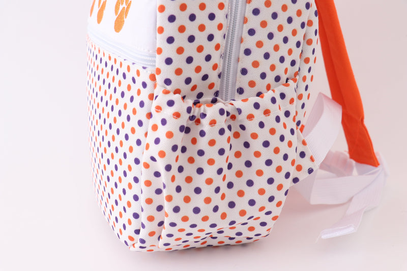 Clemson university embroidery boy backpack - 5
