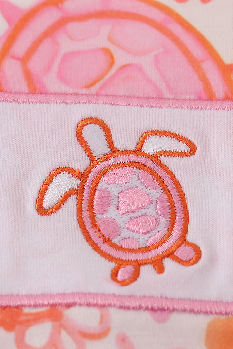 Pink Floral Ruffle Bubble - 2