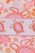 Pink Floral Ruffle Shorts Set - 2