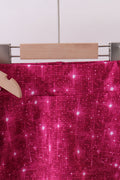 Wine red glitter skort set - 2