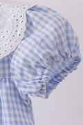 Blue Gingham Lace Bubble - 3