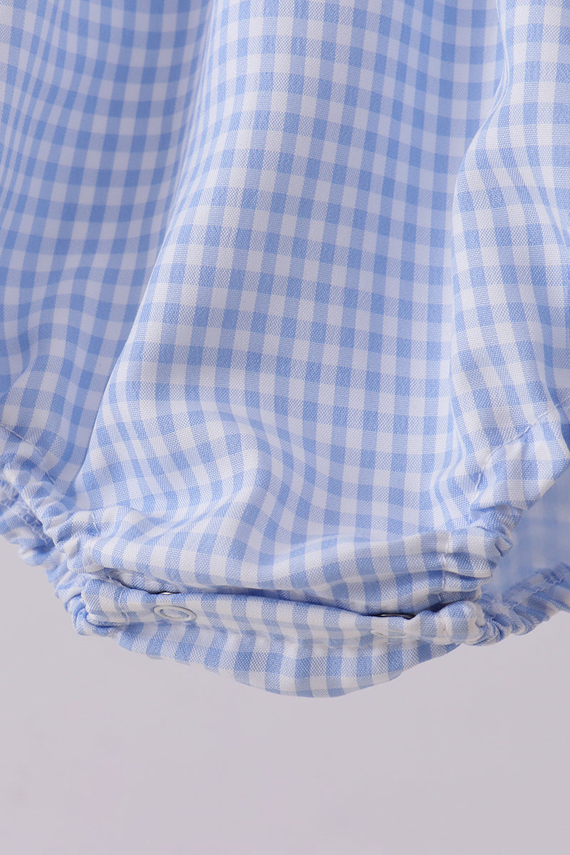 Blue Gingham Lace Bubble - 4