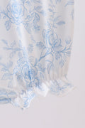 Blue Whale Embroidered Bubble - 3