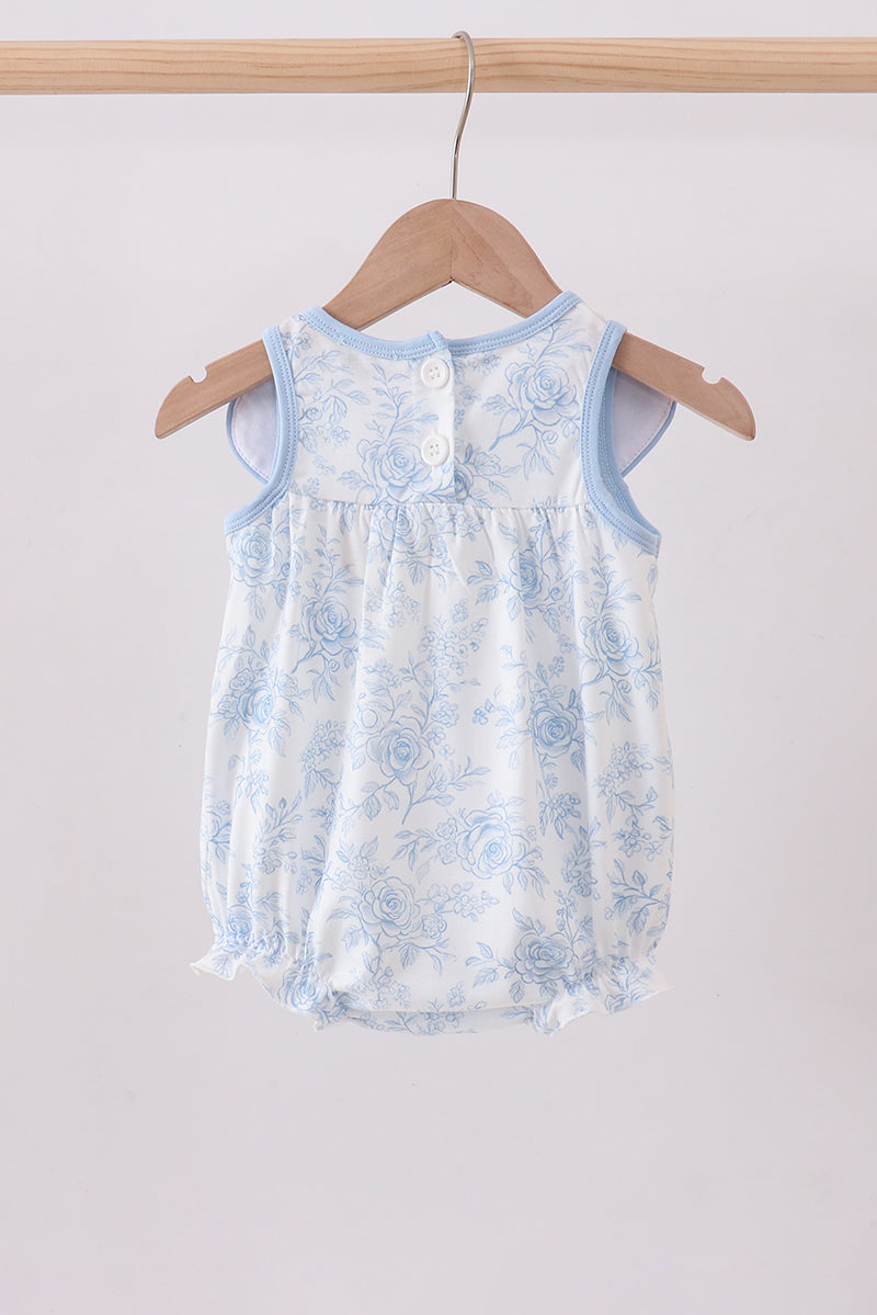 Blue Whale Embroidered Bubble - 5