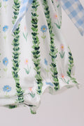 Green Floral Ruffle Bubble - 4