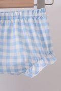 Green Floral Ruffle Bloomer Set - 2