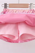 Pepper Pink sequin bow skort set - 4