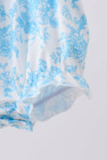 Blue rose smocked bubble - 4
