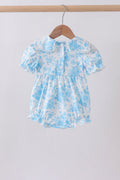 Blue rose smocked bubble - 5