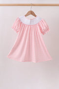 Pink Apple Bus Smocked Dress - 5