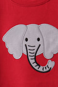 Maroon Alabama Elephant Applique Set - 2