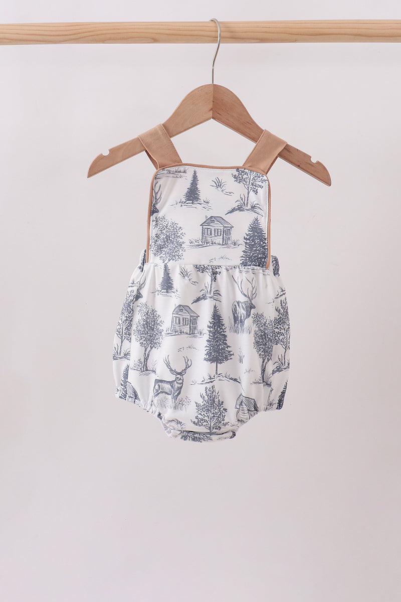 Khaki Deer Forest Bubble - 1