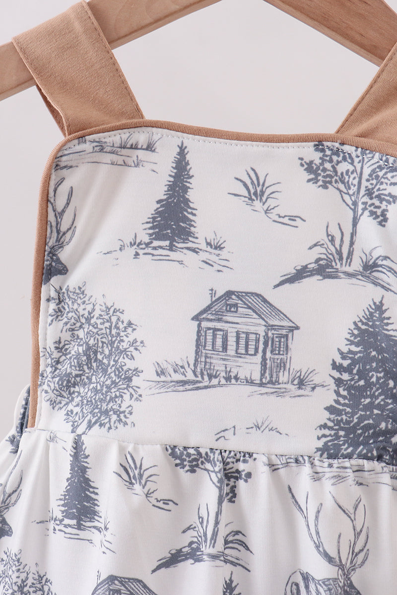 Khaki Deer Forest Bubble - 2