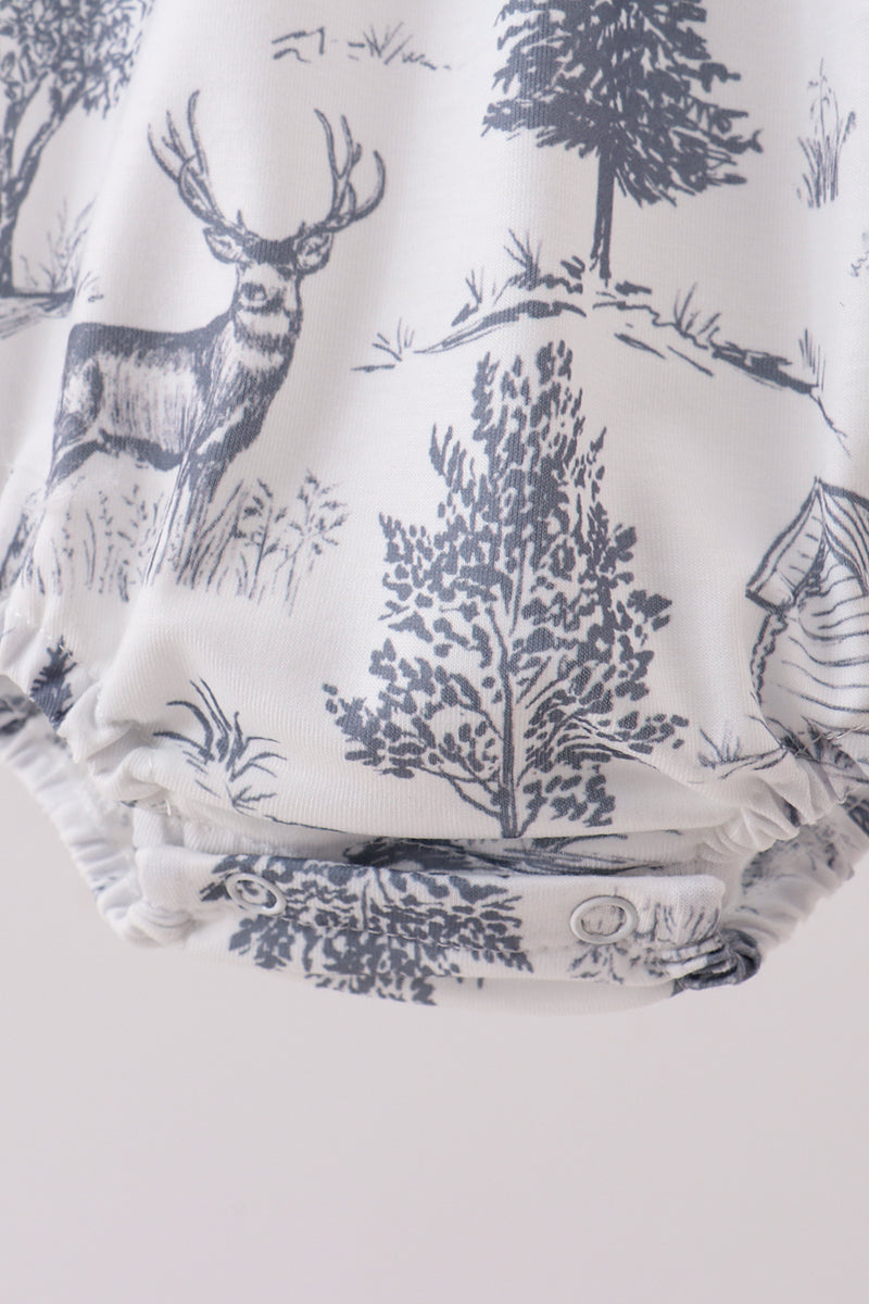 Khaki Deer Forest Bubble - 3